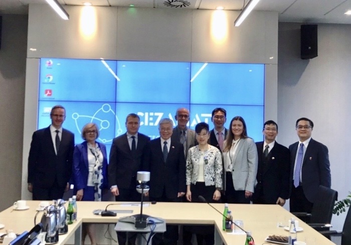 Taipei Tech delegation paid a visit to Warsaw University of Technology’s key research institute, Center for Advanced Materials and Technologies (CEZAMAT)