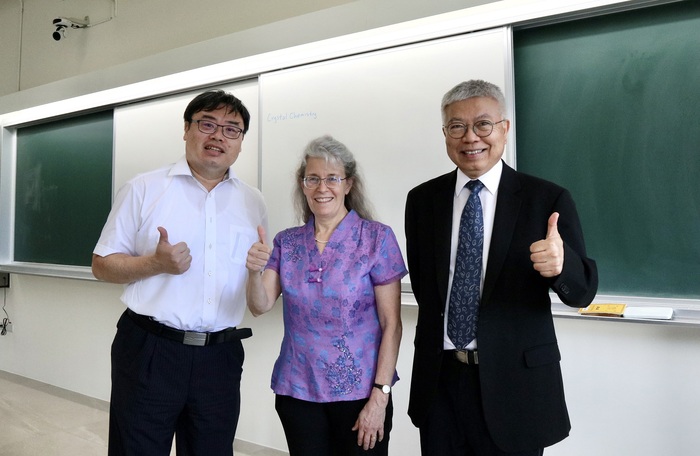 Susan Trolier-McKinstry, a member of the American National Academy of Engineering and Professor of Pennsylvania State University (Penn State), was invited to lecture at Taipei Tech from May 29 to June 2Image