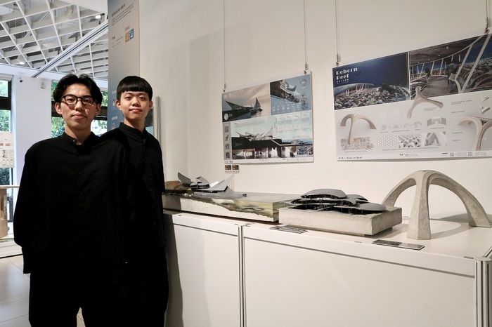 Combining funeral service and ecological restoration, Hsieh Yu-lun and Tang Chun-wei’s design project, “Yung Sheng”, adopted and localized the concept of reef burials