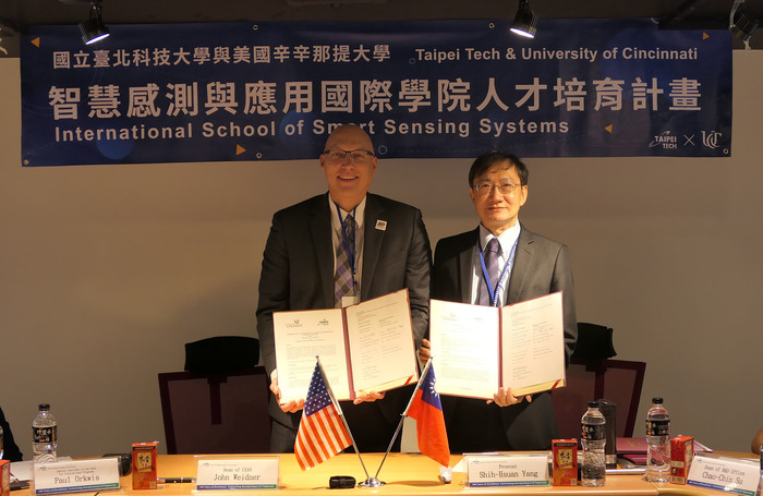 UC and Taipei Tech started its partnership in 2018 with the establishment of International School of Smart Sensing Systems.